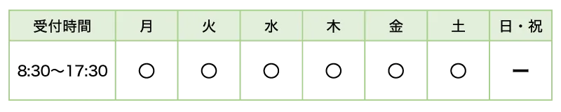 受付時間